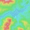 Kampung Orang Asli Sungai Tiang topographic map, elevation, terrain