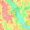 Leavenworth topographic map, elevation, terrain