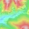 Jakhana topographic map, elevation, terrain