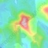 Bukit Angin topographic map, elevation, terrain