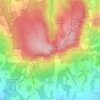 Leith Hill topographic map, elevation, terrain