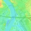 Ziggurat topographic map, elevation, terrain