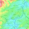 Phoenix topographic map, elevation, terrain