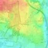 Iver Heath topographic map, elevation, terrain