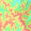 Chestnut Mound topographic map, elevation, terrain