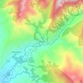 Chimirol topographic map, elevation, terrain