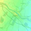 Paramakkudi topographic map, elevation, terrain