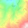Las Menas de Serón topographic map, elevation, terrain