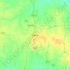 Raichur topographic map, elevation, terrain