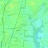 Cannon Crossroads topographic map, elevation, terrain