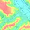 Cetinale topographic map, elevation, terrain