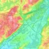 Roxbury Township topographic map, elevation, terrain