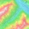 Cà di Janzo topographic map, elevation, terrain