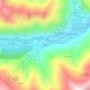 Piani topographic map, elevation, terrain