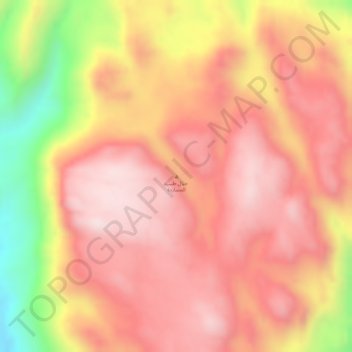 جبال طبب المساردة topographic map, elevation, terrain