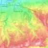 Godden Green topographic map, elevation, terrain