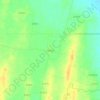 冉家村 topographic map, elevation, terrain