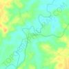 Surakarta topographic map, elevation, terrain