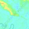 Pangkalan Baru topographic map, elevation, terrain