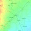 Tekung topographic map, elevation, terrain