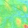 Slatersville topographic map, elevation, terrain