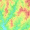 Pine Ridge Country Club Estates topographic map, elevation, terrain