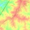 Barnsley topographic map, elevation, terrain