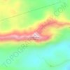 Međugorje topographic map, elevation, terrain