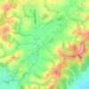 Brookby topographic map, elevation, terrain