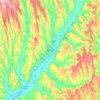 Bârlad topographic map, elevation, terrain