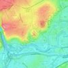 Brandon Hill topographic map, elevation, terrain