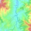 Caldas topographic map, elevation, terrain