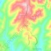 Santa Barbara topographic map, elevation, terrain