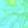 Kampung Titi Gajah topographic map, elevation, terrain