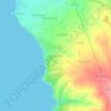 São Bernardino topographic map, elevation, terrain