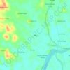 New topographic map, elevation, terrain