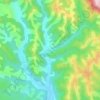 Ribicioara topographic map, elevation, terrain