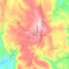 Bugarin topographic map, elevation, terrain