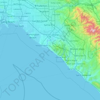 Arch Rock topographic map, elevation, terrain