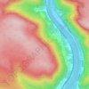 Eisenhower topographic map, elevation, terrain