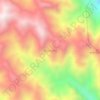 Basseang topographic map, elevation, terrain