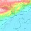 Rengel topographic map, elevation, terrain