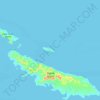 Yeina Island topographic map, elevation, terrain