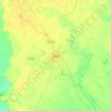 Hardoi topographic map, elevation, terrain