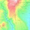 Binaton topographic map, elevation, terrain