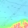 Aoshi topographic map, elevation, terrain