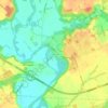 Delaware topographic map, elevation, terrain