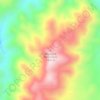 Blackjack Mountains topographic map, elevation, terrain