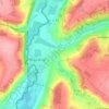 Saint-Louis topographic map, elevation, terrain