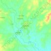 Si Mueang Mai topographic map, elevation, terrain